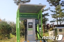 남해고속도로 진주휴게소, 전기차 충전소 설치