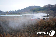 AI 확산 안돼...철새도래지 인근 하천 방역
