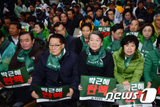 박근혜 대통령 퇴진 촉구하는 국민의당