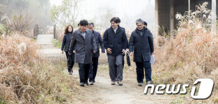 학의천 툴러보는 조경규 장관