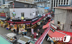 본동상가에서 1414 본시장으로