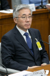 생각에 잠긴 김종덕 전 장관