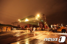 전주~군산 자동차전용도로 대야교차로 부근 교통통제  
