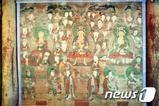 보물 지정 예고된 경주 불국사 삼장보살도