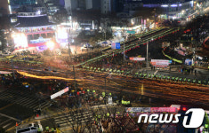 세월호 1000일 앞둔 새해 첫 촛불, 안국역 5번출구 앞 허용