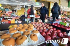 설 앞두고 과일값 들썩