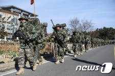 해병대 1사단 수색대대, 천리행군 완주