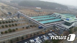 파주시, 문산역 보행육교 임시 개통