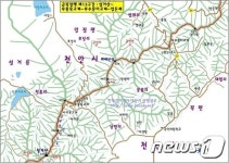 천안시, 올해 금북정맥 생태축 복원