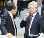 이철우-추경호 '원내대책회의 대화'
