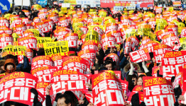 군산조선소 가동중단 철회…전북 도민 1만명 한목소리