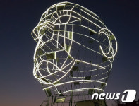 영월군, 금강공원 마을미술 프로젝트 ‘디지털 인’ 준공