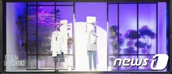 한섬 시스템&시스템옴므 파리 유명 백화점 전시