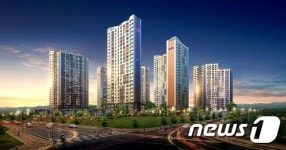 금성백조, 보령 명천 예미지 480가구 공급…지구 내 첫 아파트