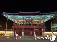 나주 금성관 일대 야간조명 설치…빛의 명소로