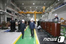 [동정]조달청장, 우수조달기업 협업체 산일전기 방문