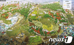 비봉산 체육기구 3(봉황숲 생태공원 입구) | 진주 비봉산, 생명의 숲으로 재탄생