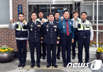 최종헌 청장, 영월지구대 방문