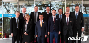 방한한 한-스위스 의원친선협회 소속 의원들