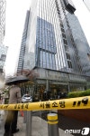 출입 통제된 삼성 서초사옥