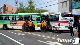 울산 버스충돌사고 원인은 시외버스 운전사 과실