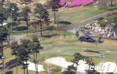 미군, 성주 사드 배치지에 헬기로 유류 등 수송