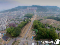 용인시, 등기소 앞~선봉사 도로 올 연말 완공