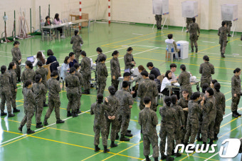 사전 투표 행렬