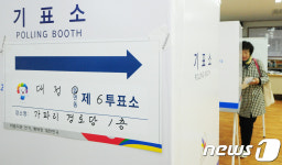 최남단 가파도 투표소