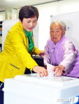 된 사람 뽑아야지…제주 100세 어르신들도 한 표