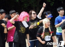 사제간 함박웃음