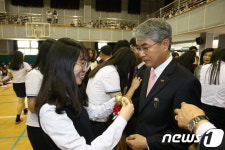박종훈 경남교육감, 김해 분성여고서 스승의날 행사