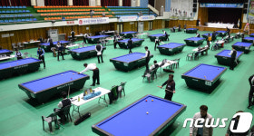 인제 오미자배 3쿠션, 전국서 모인 참가자들