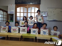 완주 평생학습동아리 하하샘, 경로당 등서 재능기부