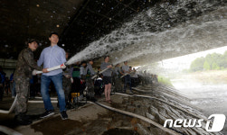 서초구 양재천 범람 대비 훈련