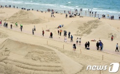 해운대 해수욕장 볼거리 가득