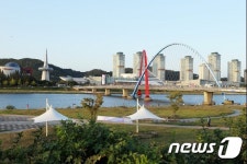 대전엑스포과학공원 앞 갑천 교량 과잉 우려 