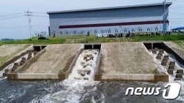 논산시, 방축재해위험지구 방축배수펌프장 준공