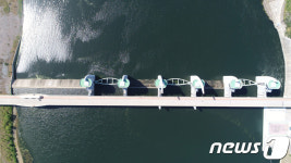 상시개방 수준에 도달한 합천·창녕보