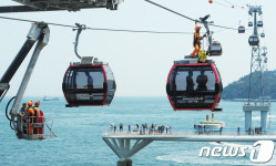 해상케이블카에 갇힌 인명을 구조하라