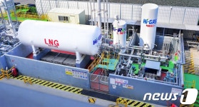 현대重, 울산에 LNG선 종합 실증설비 구축
