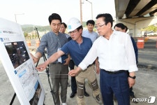 [동정]조억동 광주시장, 주요사업 현장 방문  