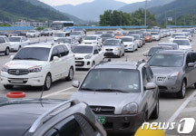 서울-양양 90분? 동서고속도로 곳곳 정체