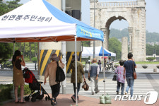 서대문구, 횡단보도 옆·교통섬·정류장 등 27군데 그늘막 설치