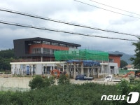 완주 소양면 행정복지센터 공정률 60%…10월 완공