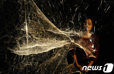 거미를 통해 우주를 표현한 토마스 사라세노