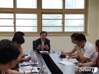 조광명 경기도의원, 동탄2 청계중 하자점검 나서