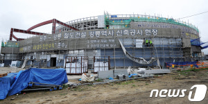 준공 앞둔 강릉 신설 역사