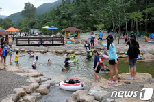 선녀가 쉬다 간 곳…동해 무릉 오선녀탕 준공식