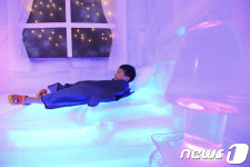 세상에서 가장 시원한 얼음침대